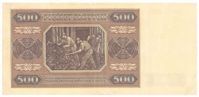 500 złotych 1948 seria BB
