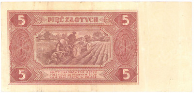 5 złotych 1948 seria AS
