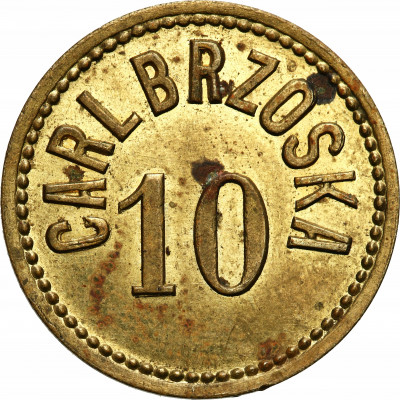 Żeton o nominale 10 - Carl Brzoska