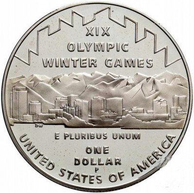 USA 1 dolar 2002 Oly Salt Lake st. L