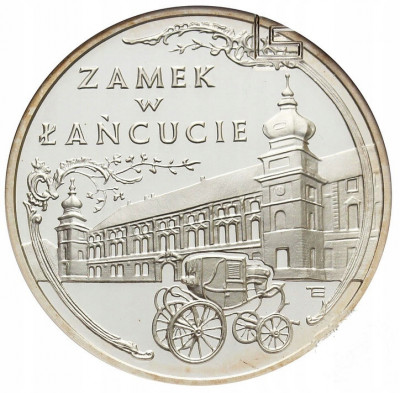 III RP 300000 zl 1993 Zamek w Łańcucie SREBRO