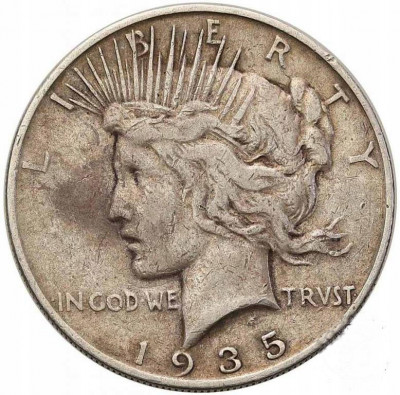 USA Peace 1 dolar 1935 S San Francisco