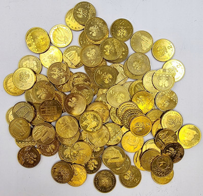 Polska zestaw monet 2 zł GOLDEN NORDIC 105 sztuk.