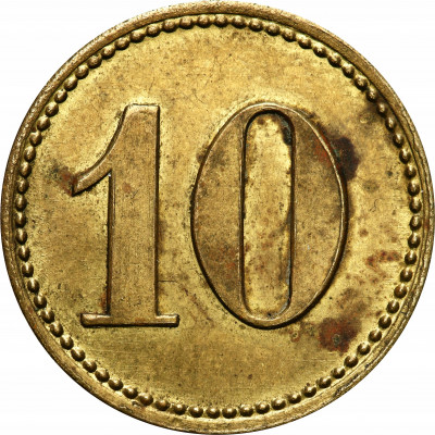 Żeton o nominale 10 - Carl Brzoska