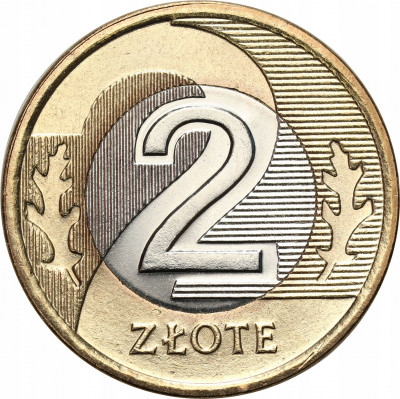 Polska. 2 złote obiegowe 2006 – WYŚMIENITE