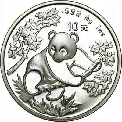 Chiny 10 Yuan 1990 Panda