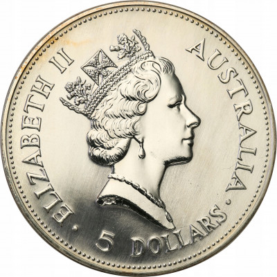 Australia 5 dolarów 1990 Kookaburra (1 uncja)