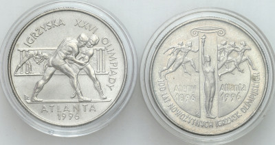 2 złote 1995 Ateny, Atlanta i Siłacze zestaw 2 szt