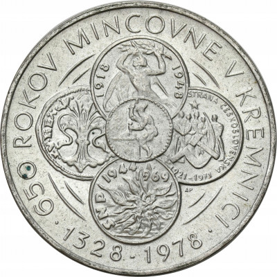 Czechosłowacja 50 koron 1978 650 l. Mennicy-PIĘKNA