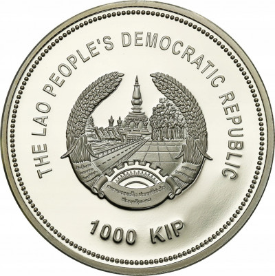 LAOS 1000 KIP PANTERA 2015 Srebro
