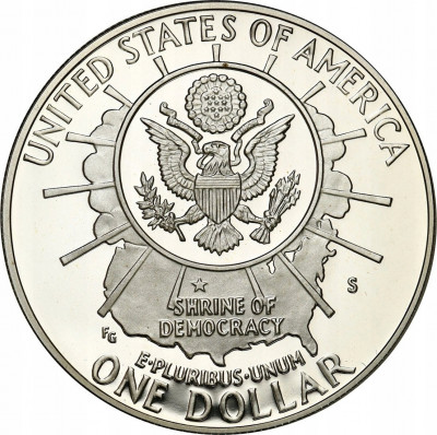 USA 1 dolar 1991 Góra Rushmore