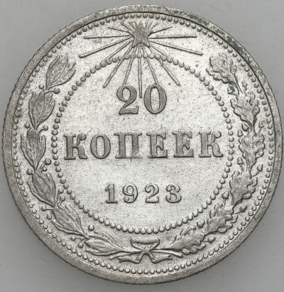 Rosja, ZSSR. 20 kopiejek 1923, Petersburg