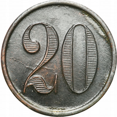 Niemcy, Monachium. Żeton o nominale 20