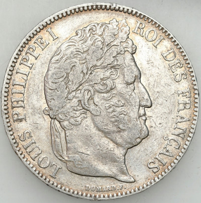 Francja 5 franków 1837 K