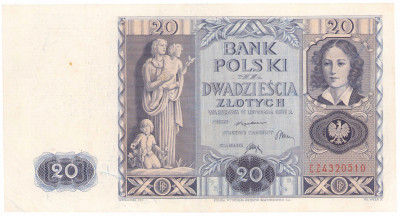 20 złotych 1936 seria CZ