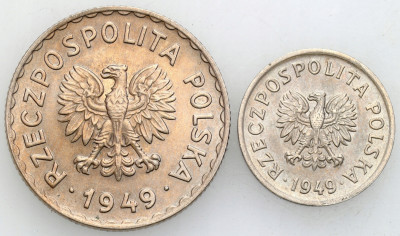 PRL. 1 złoty i 10 groszy 1949 miedzionikiel