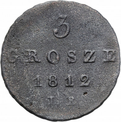 Ks. Warszawskie Trojak (3 grosze) 1812 IB Warszawa