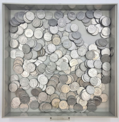 Polska, PRL, Duży zestaw monet RÓŻNE aluminium
