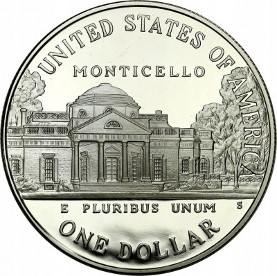 USA 1 dolar 1993 Thomas Jefferson