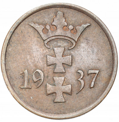 Wolne Miasto Gdańsk/Danzig. 1 fenig 1937