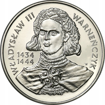 200000 złotych 1992 Warneńczyk popiersie