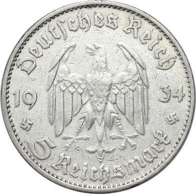 Niemcy III Rzesza 5 marek 1934 D Kościół