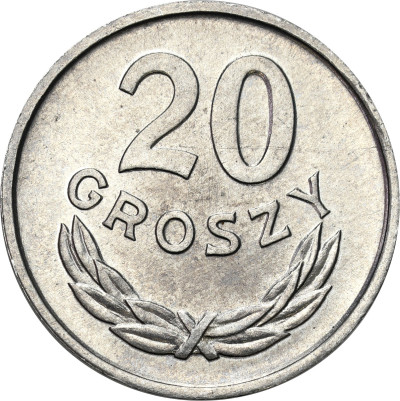 PRL. 20 groszy 1966 - PIĘKNE