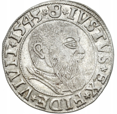 Prusy Ks. Hohenzollern Grosz 1543 Królewiec ŁADNY