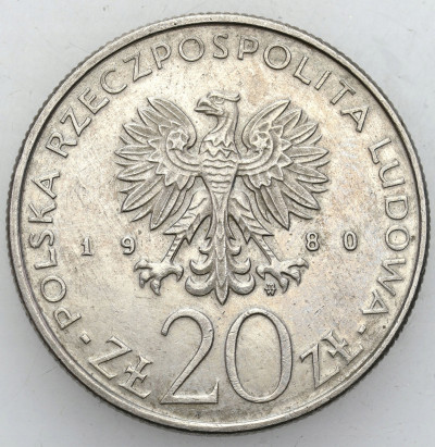 PRÓBA Miedzionikiel 20 złotych 1980 Łódź – 1905