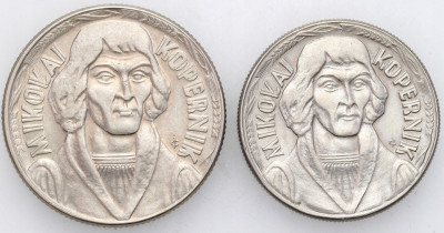 PRL 10 złotych 1965 i 1967 Kopernik 2 szt.– PIĘKNE