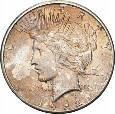 USA 1 dolar 1922 Peace, S, San Francisco