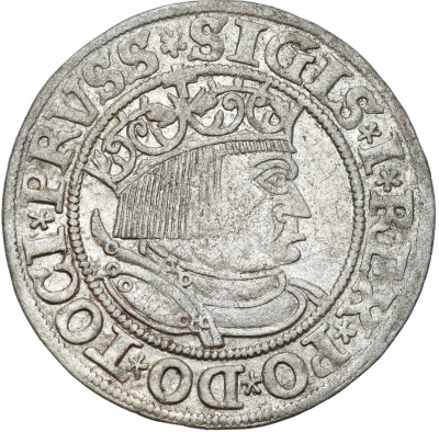 Zygmunt I Stary. Grosz 1533, Toruń - ŁADNY