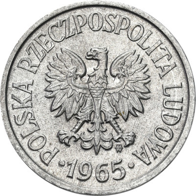 PRL. 20 groszy 1965 - PIĘKNE