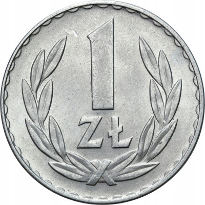 PRL. 1 złoty 1949 Aluminium PIĘKNE