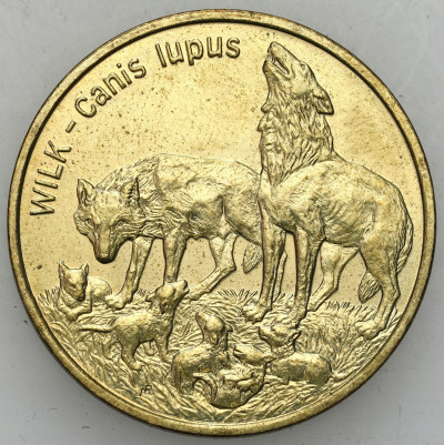 Polska III RP 2 złote 1999 Wilk
