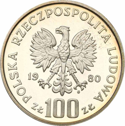 100 złotych 1980 Igrzyska XXII Olimpiady