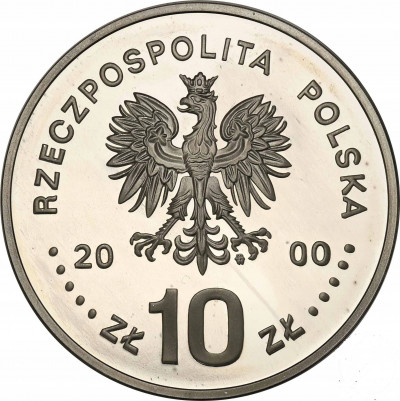 Polska III RP 10zł 2001 Jan III Sobieski popiersie