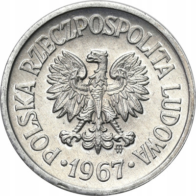 PRL. 10 groszy 1967 - PIĘKNE