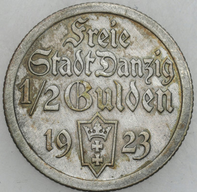 Wolne Miasto Gdańsk / Danzig. 1/2 Guldena 1923
