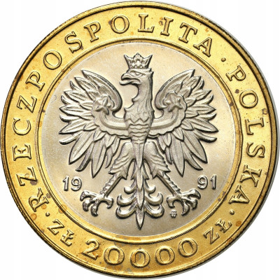 20000 złotych 1991, 225 lat Mennicy