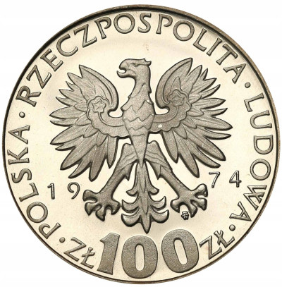 100 złotych 1974 Skłodowska Curie