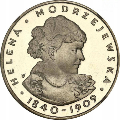 PRL. 100 złotych 1975 Modrzejewska