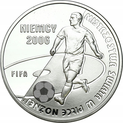 10 zł 2006 Mistrzostwa Św. w piłce nożnej Niemcy