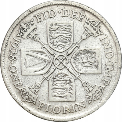 Wielka Brytania 2 szylingi (floren), 1927