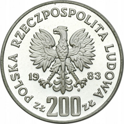 PRL 200 złotych 1983 Jan III Sobieski