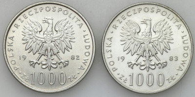 PRL. 1.000 złotych 1982, 1983 Jan Paweł II