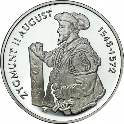10 zł. 1996 Zygmunt II August – półpostać-RZADKIE