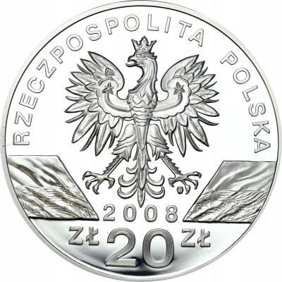 20 złotych 2008 - Sokół Wędrowny