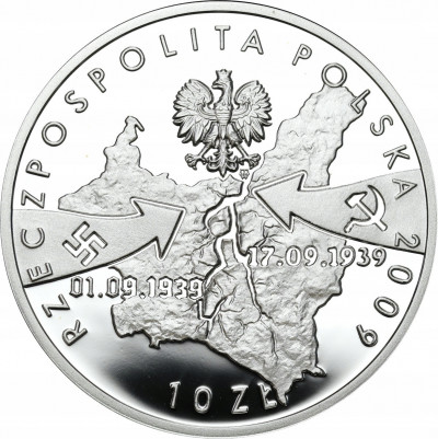 Polska III RP 10 zł 2009 Wrzesień 1939 Wieluń