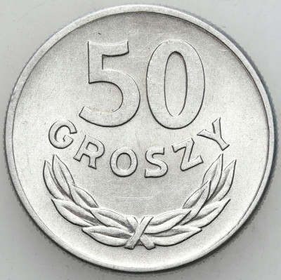 PRL. 50 groszy 1965 aluminium